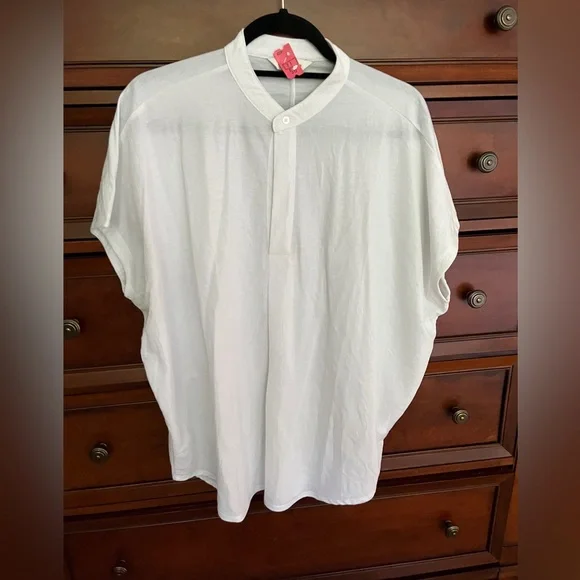 Club Monaco Jandina White Shirt Oversize Nordstrom L - Picture 6 of 13